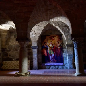 Basilica romanica di Santa Giusta. Cripta