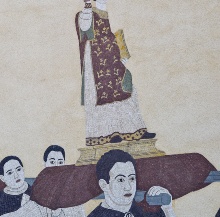 Siamaggiore. Mosaico sulla processione