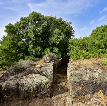 Villaurbana. Tombe di giganti di Craddaxius, frontale della seconda tomba