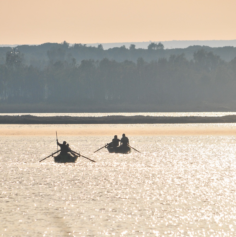 Pescatori in laguna